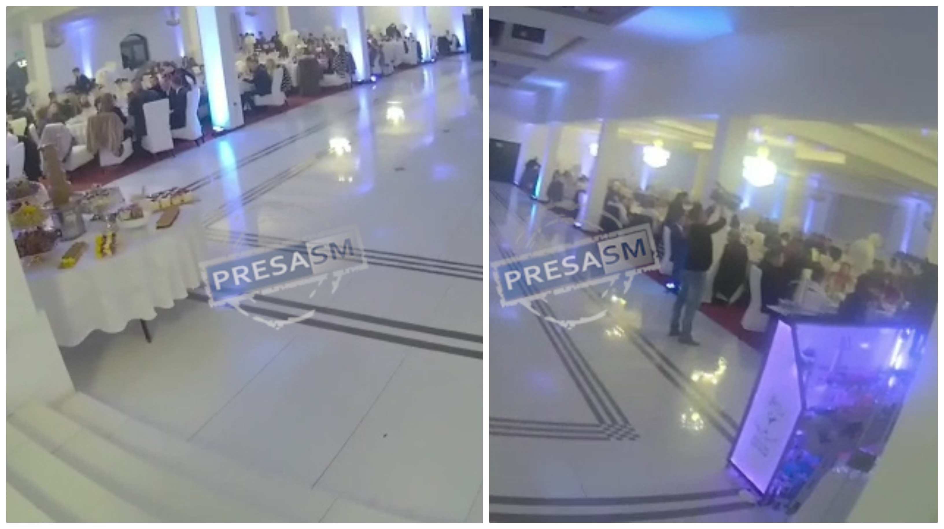 VIDEO. Majorat spart de polițiști. Zeci de participanți amendați, restul au fugit, fiind căutați