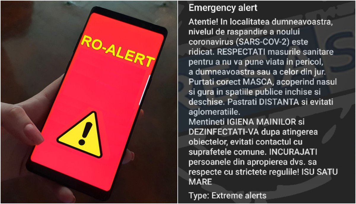 FOTO. Mesaj Ro-Alert pentru mii de sătmăreni! Municipiul Satu Mare, în scenariul roșu