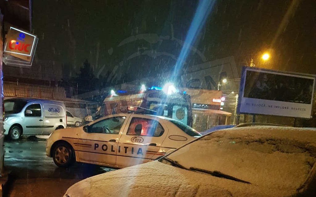 FOTO. Bărbat decedat în plină stradă, pe B-dul Lucian Blaga din municipiul Satu Mare