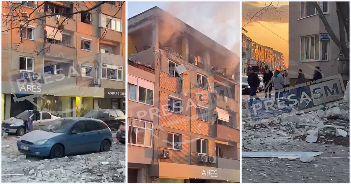 FOTO/VIDEO. Explozie devastatoare în Carei! Un apartament a sărit în aer, victime multiple și pagube uriașe