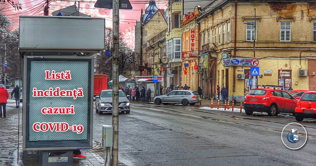 LISTA incidenței COVID-19 în localitățile sătmărene