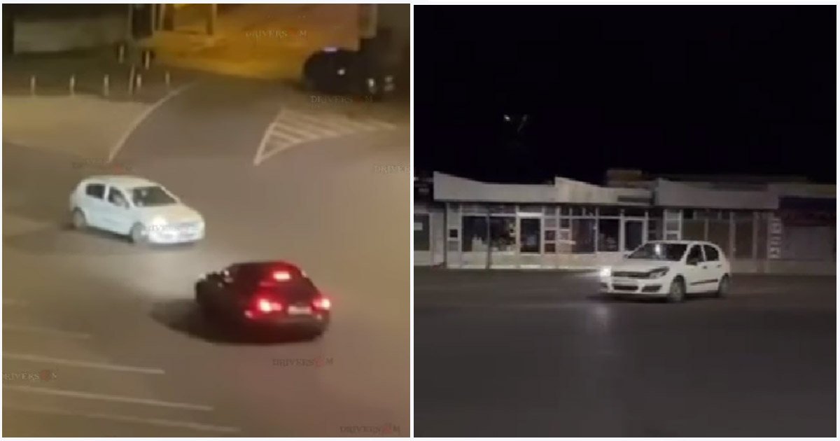 VIDEO. Drift-uri în Satu Mare, lângă Piața Mare. Ilegale...doar dacă ar fi și Poliție