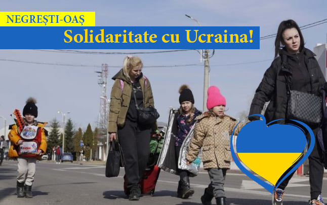 Țara Oașului, solidară cu ucrainenii. Negrești-Oaș strânge donații pentru cei rămași în țară