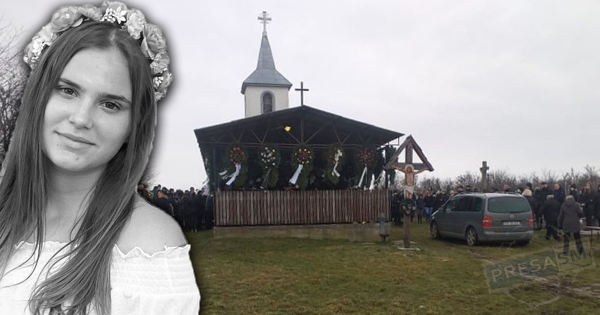 FOTO. Tatiana, eleva ucisă de o mașină, condusă pe ultimul drum. Dumnezeu să o odihnească!