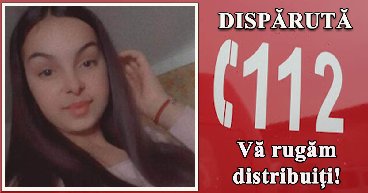 FOTO. Fetiță (13 ani) dispărută fără urmă. Este căutată și în județul Satu Mare