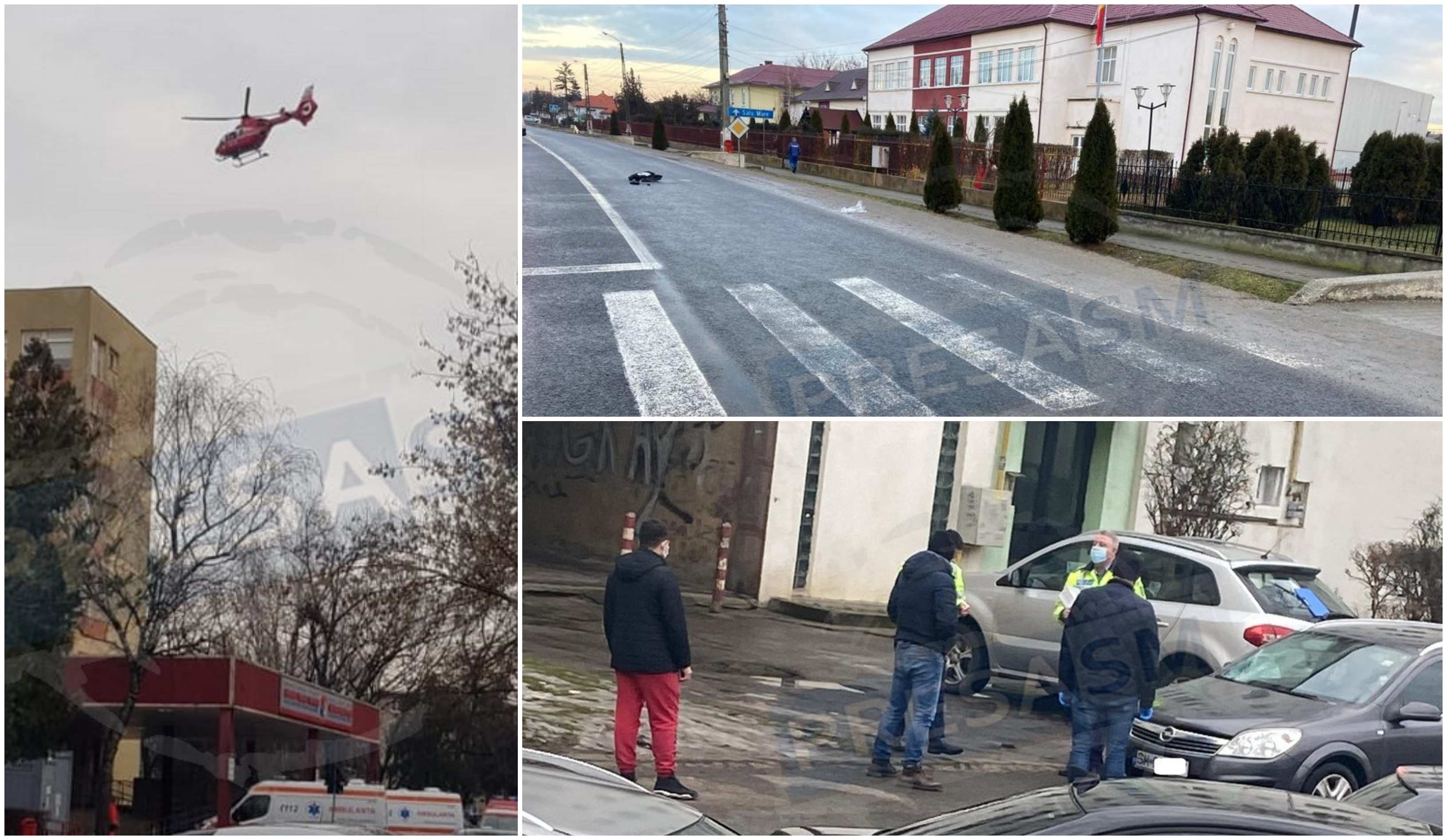 FOTO. 24 órára rabosították a cserben hagyó sofőrt, a diáklányt helikopterrel vitték Kolozsvárra, a kórházba