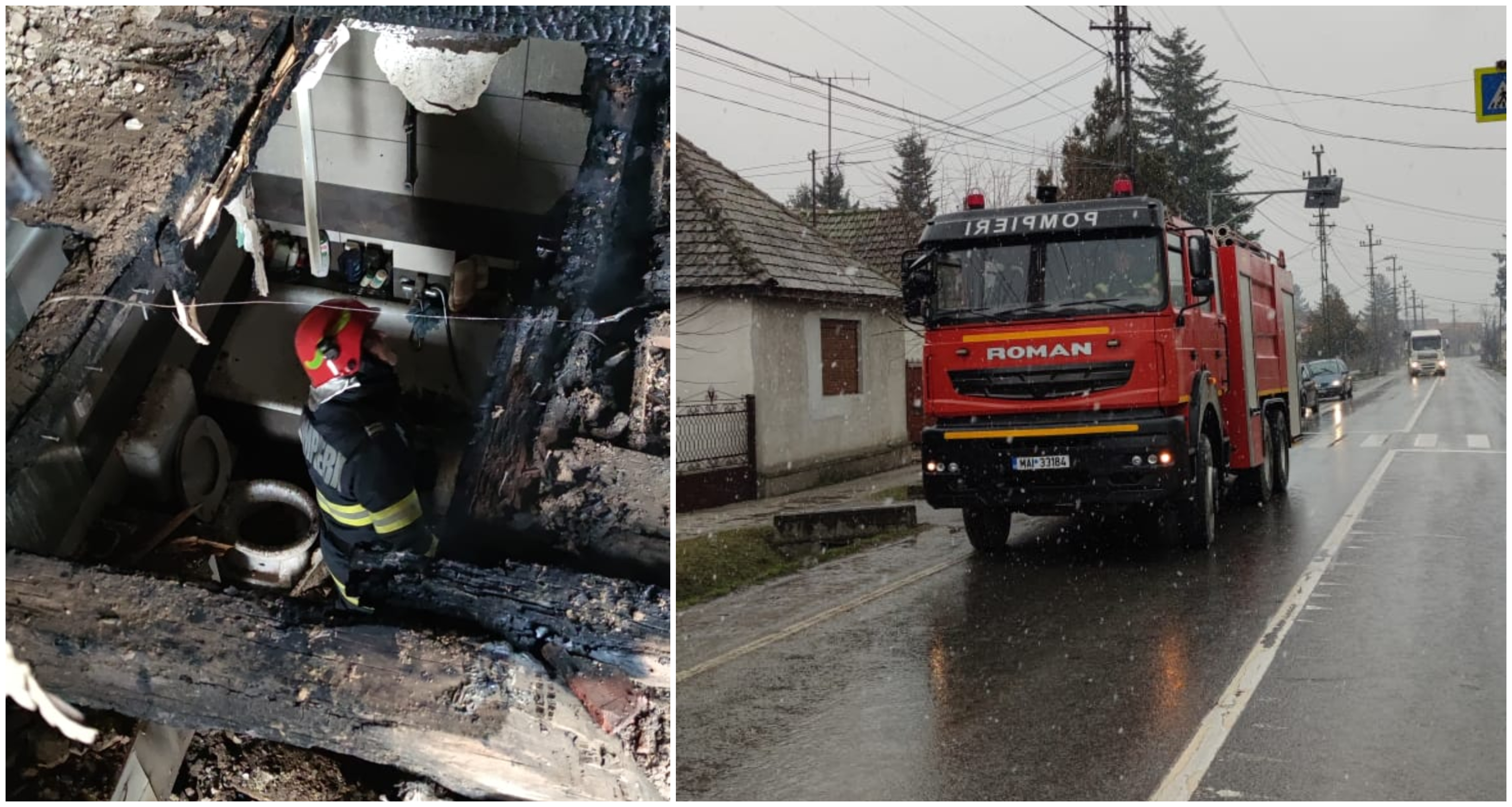 FOTO. Incendiu în județul Satu Mare. Și voluntarii au sărit în sprijinul pompierilor