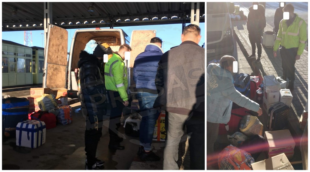 FOTOGALERIE. Controale masive în Vama Petea. Se confiscă cârnații și pălinca românilor