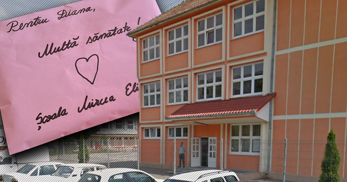 FOTO. Exemplu de solidaritate. După accidentarea unei eleve, o școală întreagă s-a mobilizat să-i vină în ajutor