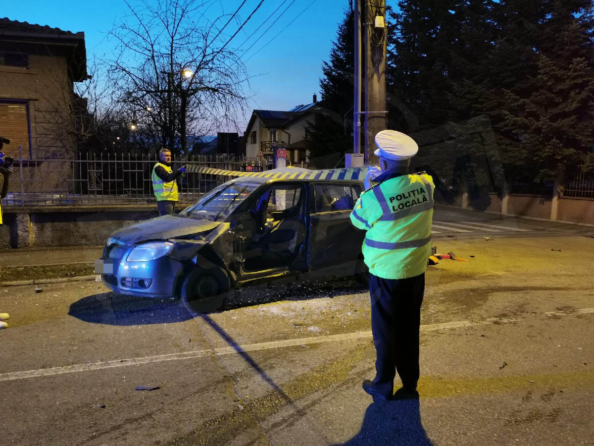 FOTO/VIDEO. Adolescent în stare critică, în urma accidentului din Satu Mare