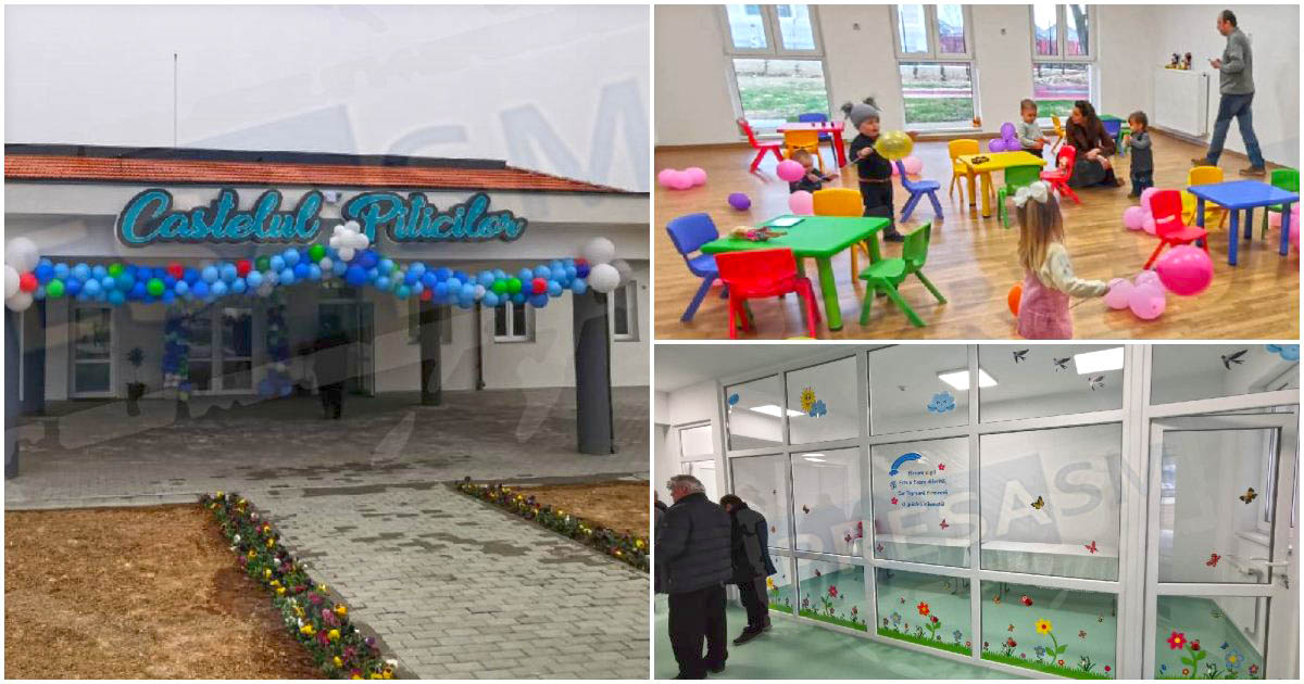 FOTO. S-a deschis cea mai modernă creșă din județ. Prima din Negrești-Oaș, de după Revoluție