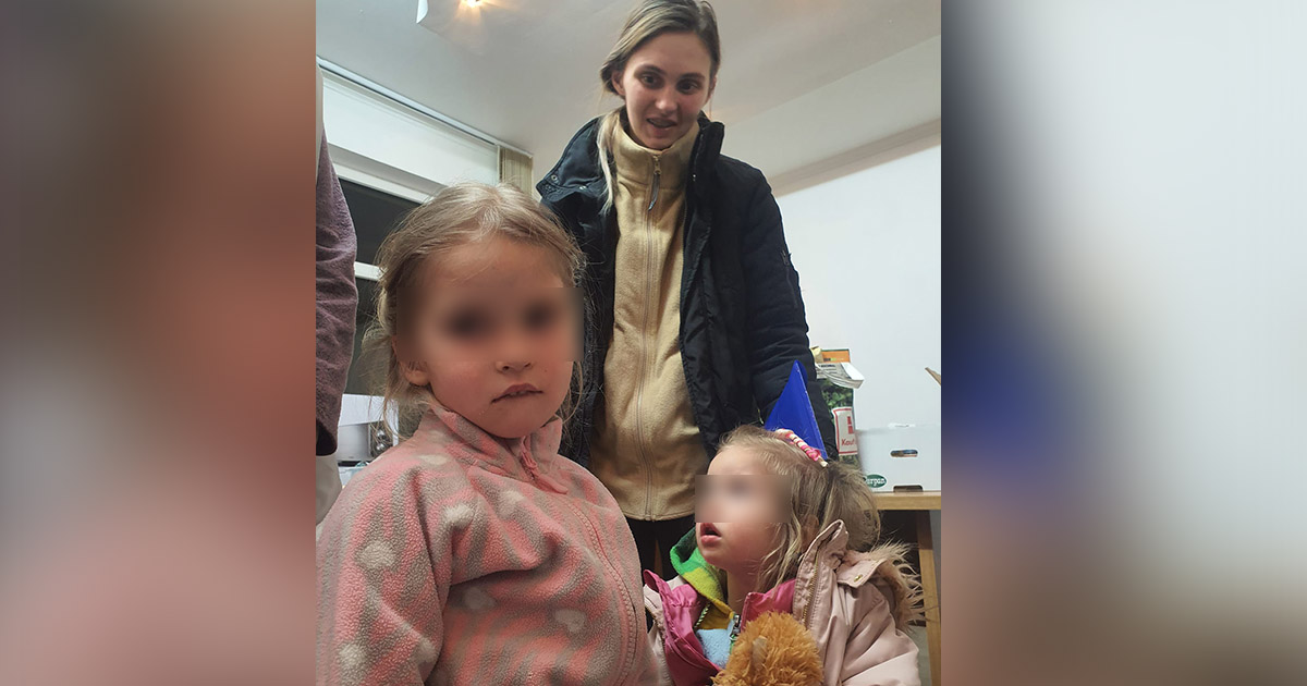 FOTO. 7 zile de pribegie pentru o mamă, cu două fetițe: "Am plans mult! Ce era în sufletul acelei mame!?"