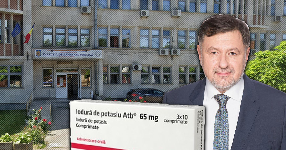 20 de milioane de comprimate de iodură de potasiu au fost distribuite la DSP-uri. Va urma o campanie de informare