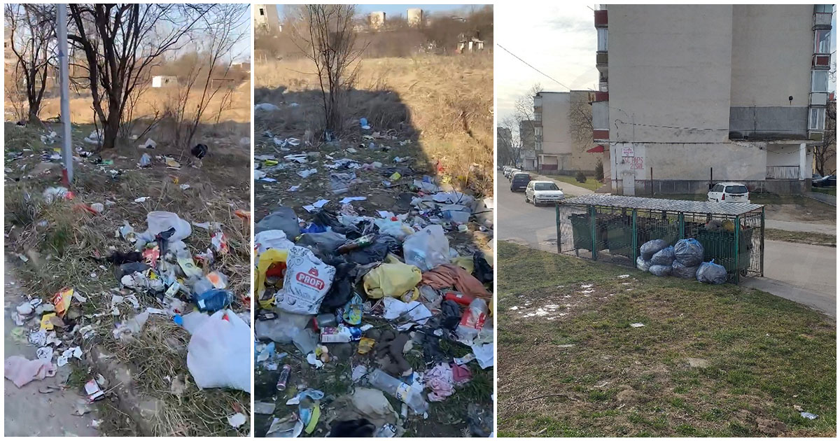 FOTO/VIDEO. Focar de infecție și tomberoane puse în drum. Regenerarea zonei Ostrovului se lasă așteptată