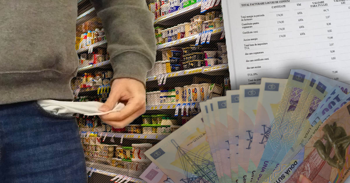 STUDIU. Românii spun că nu mai fac față tsunamiului de scumpiri. Care sunt cele mai mari probleme