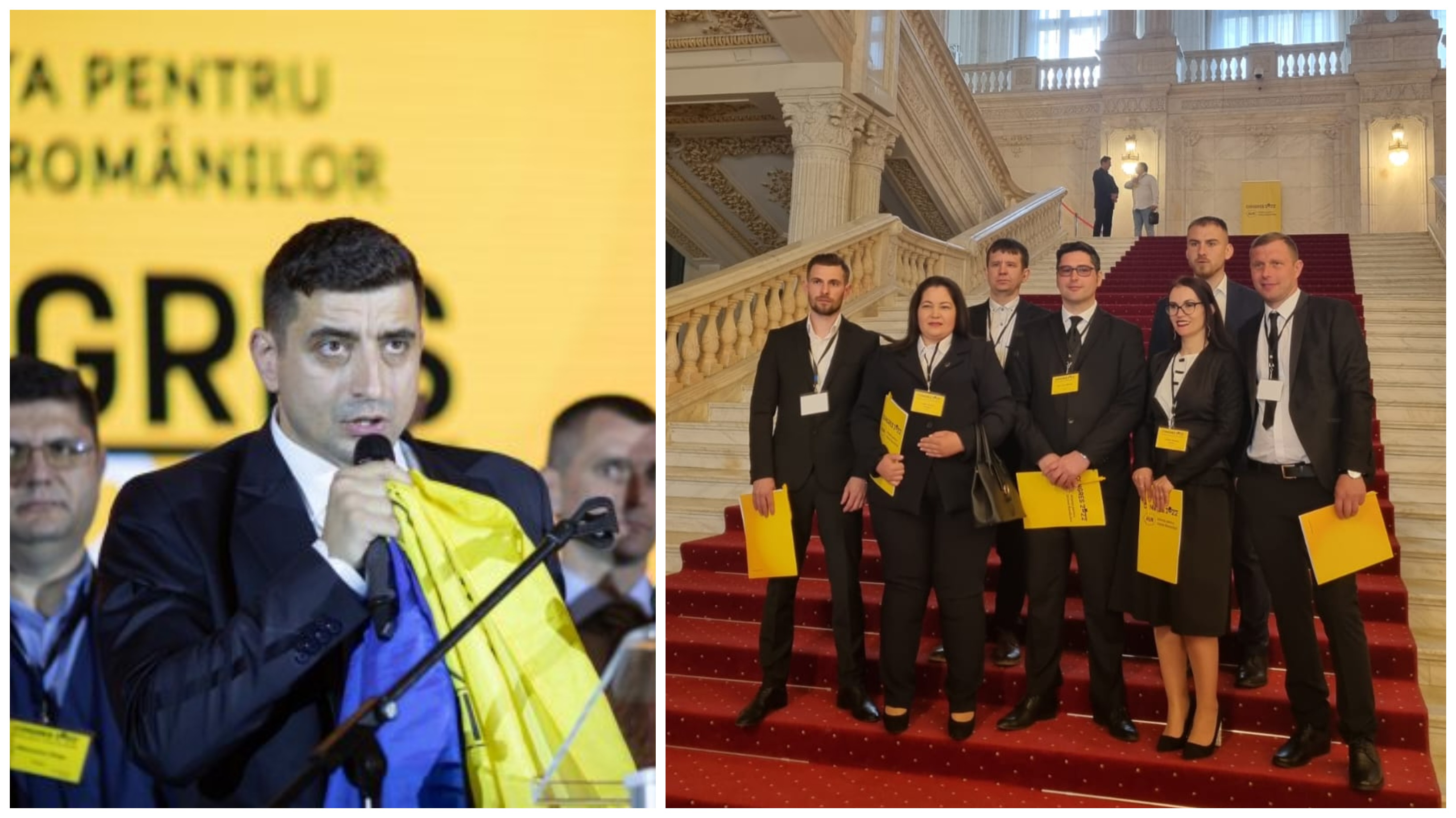 George Simion, singurul șef al AUR. Delegație sătmăreană la conferința de alegeri