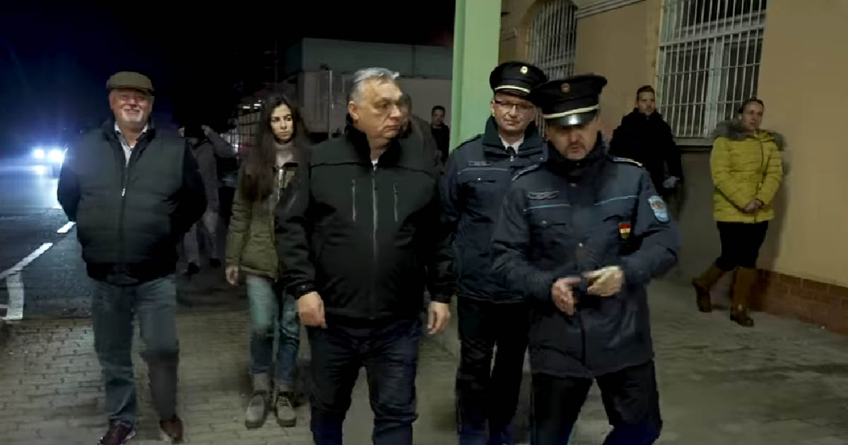 FOTO/VIDEO. Premierul Ungariei, în inspecție în Vama Petea/Csengersima: ”Ne așteptăm la un val mare de refugiați”
