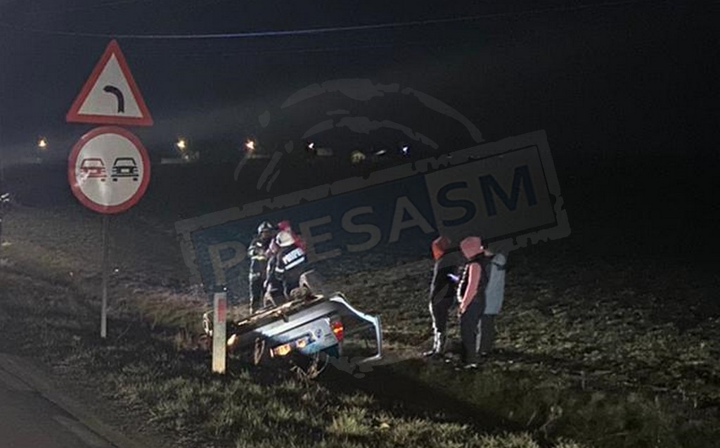 FOTOGALERIE. Sătmăreanul erou. A intervenit să salveze un șofer, în județul Satu Mare