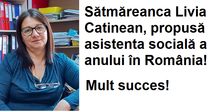 O sătmăreancă, model la nivel național. S-a remarcat în sprijinirea persoanelor nevoiașe