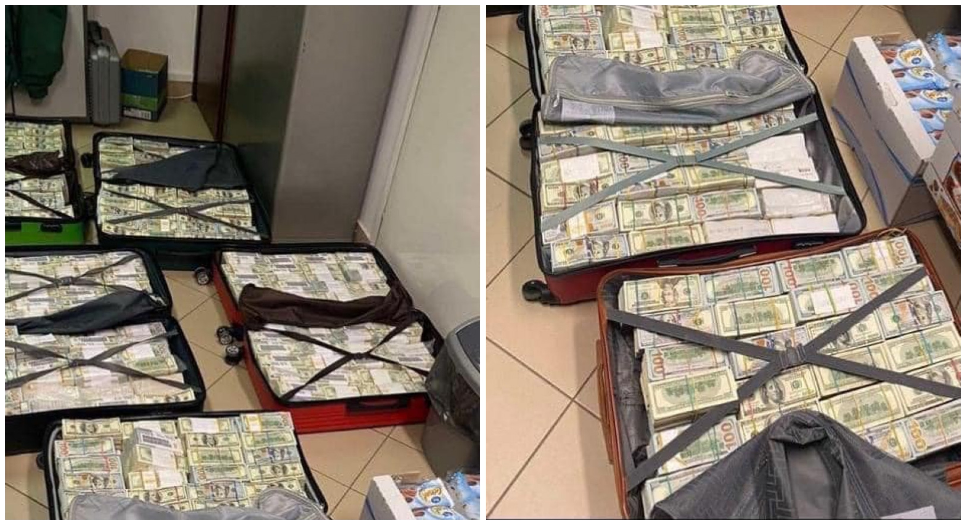 FOTO. Ucraineancă prinsă cu zeci de milioane de dolari la frontieră. Soția unui politician