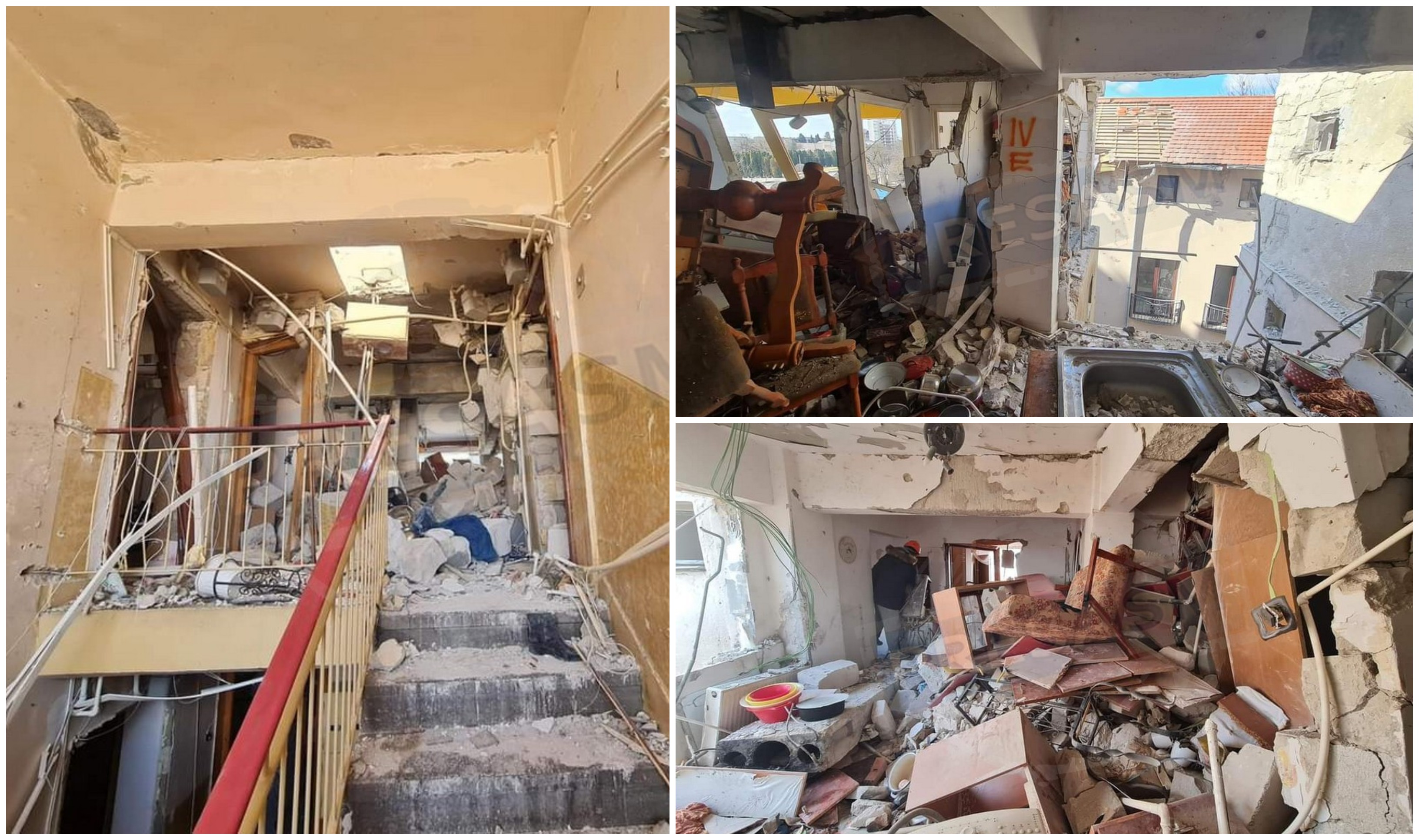 Apartamentele din Carei distruse de explozie nu trebuie dărâmate. Blocul poate intra în consolidare