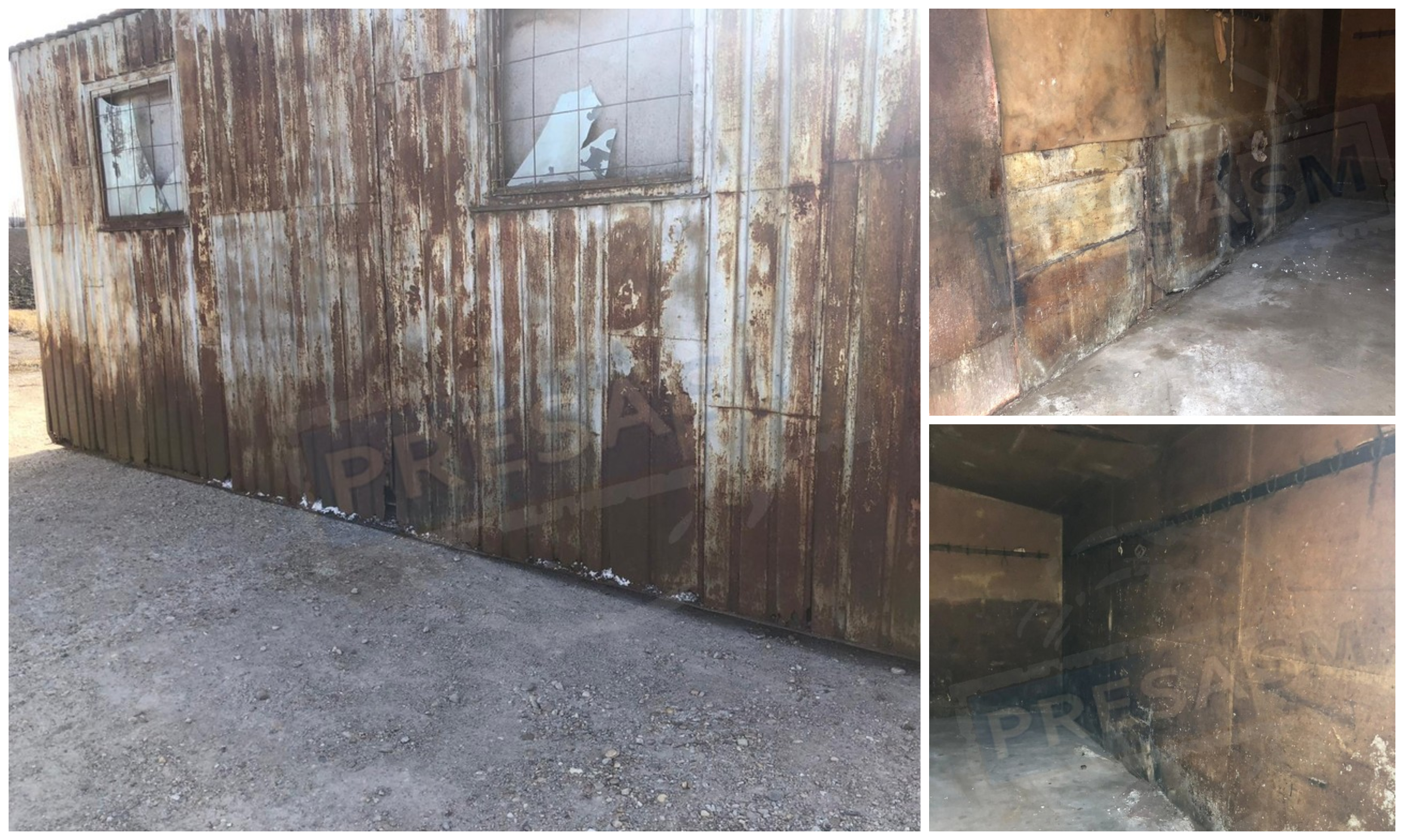 FOTO/VIDEO. Rușine, stat român! Container ruginit și jegos pentru mâncarea refugiaților în Vama Urziceni