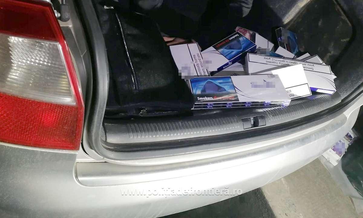 FOTO. Contrabanda cu țigări continuă și în vreme de război. Captură în județul Satu Mare