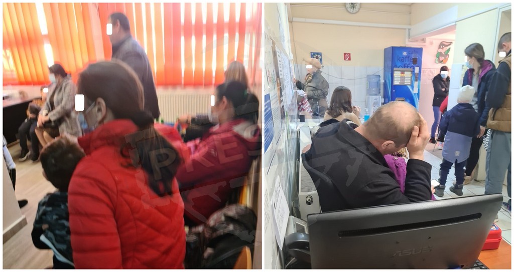 FOTO. Bugetari fără suflet! Țin copii cu handicap să aștepte după cheful lor, în Satu Mare