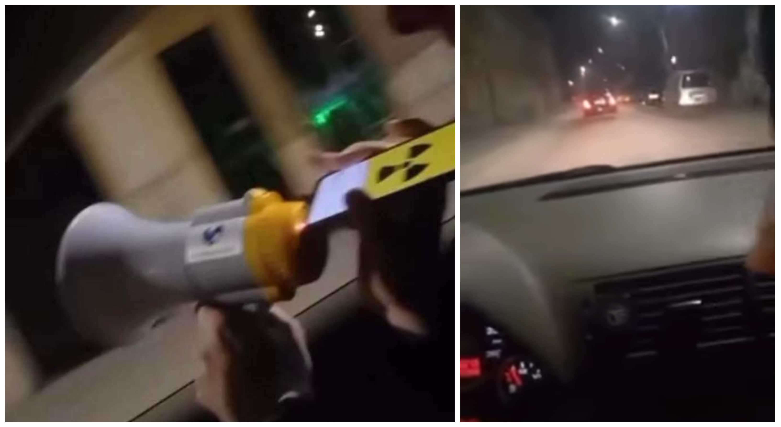 VIDEO. PROSTIE PURĂ: Doi tineri au pus la un megafon sunetul unei sirene de război, anunțând că ne atacă Rusia