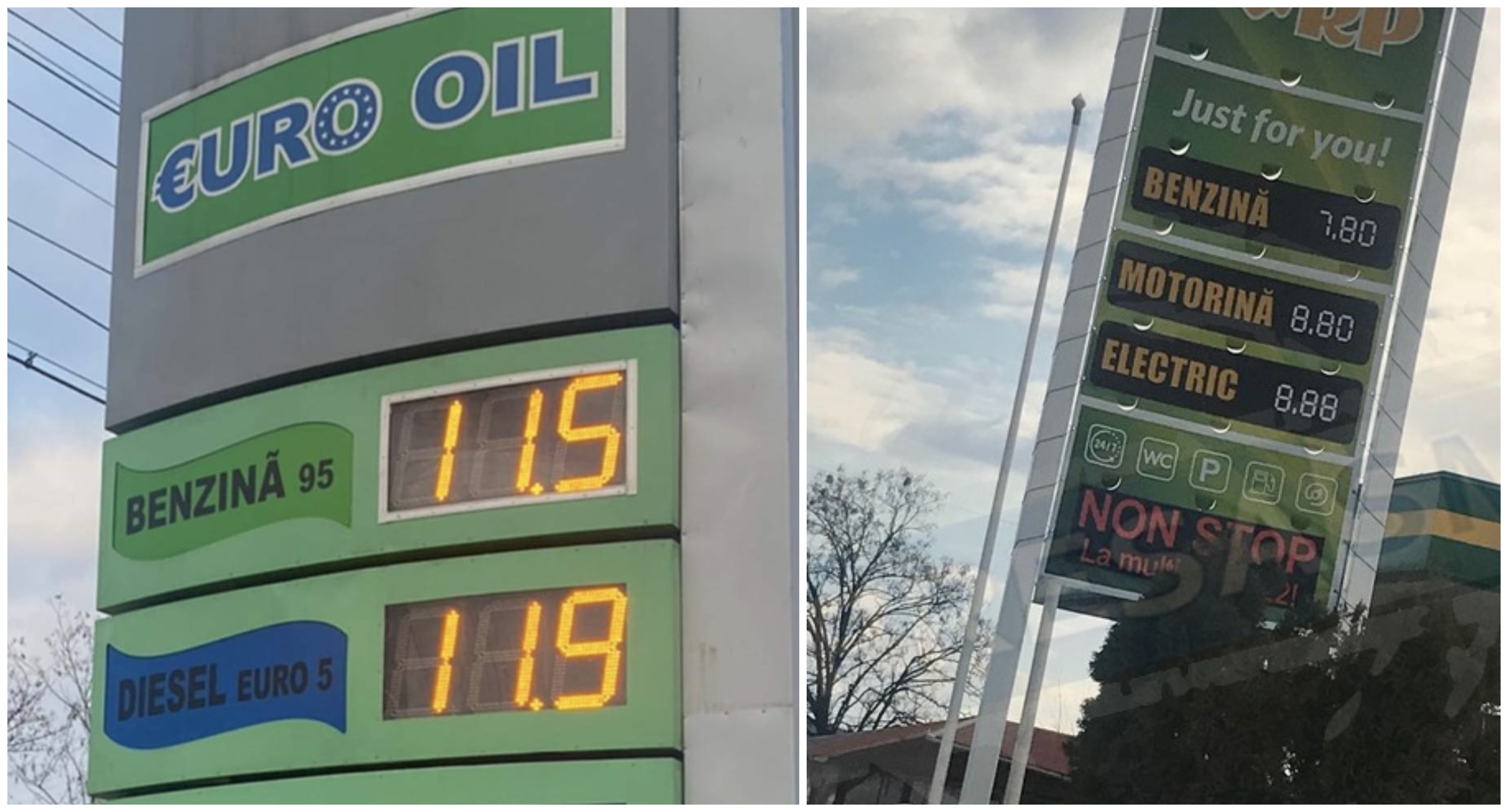 FOTO. Prima benzinărie din județ unde prețul combustibilului ar fi depășit 11 lei/litru