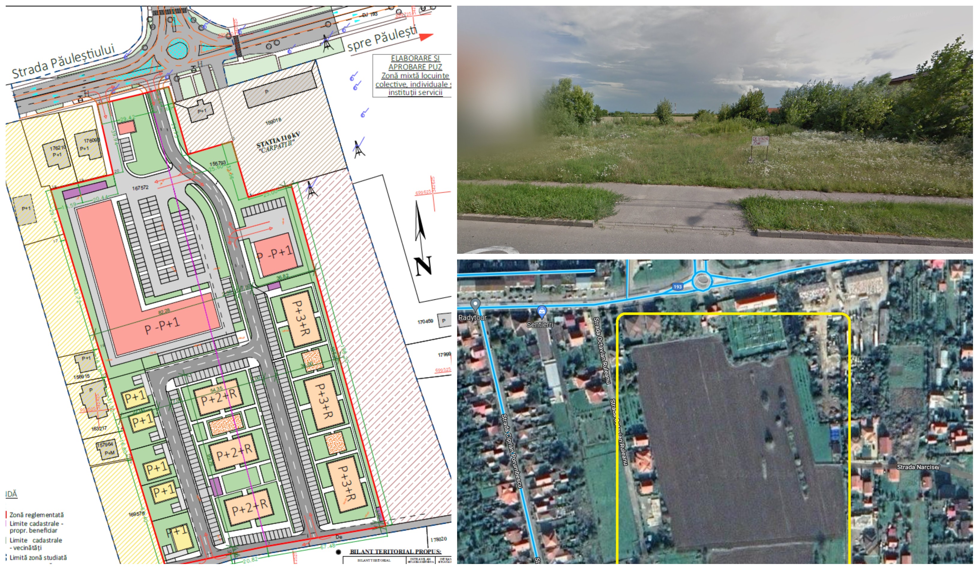 FOTO. Proiect imobiliar uriaș, cu mai multe blocuri și centre comerciale în Satu Mare