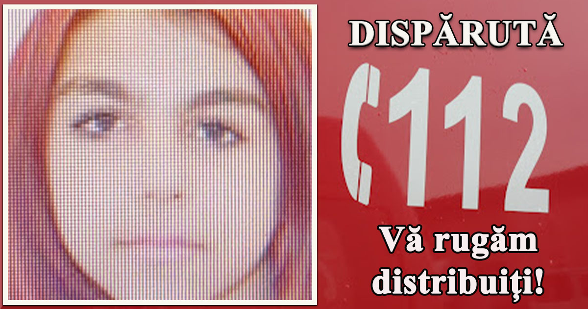 A dispărut! O adolescentă (14 ani) căutată de polițiști și în județul Satu Mare