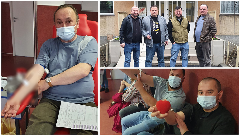 FOTO. Jurnaliștii din Satu Mare au donat sânge. Suntem alături de pacienții din spitale