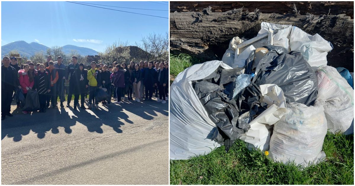 FOTO. Record de deșeuri colectate la Satu Mare. S-au implicat mii de sătmăreni din zeci de localități