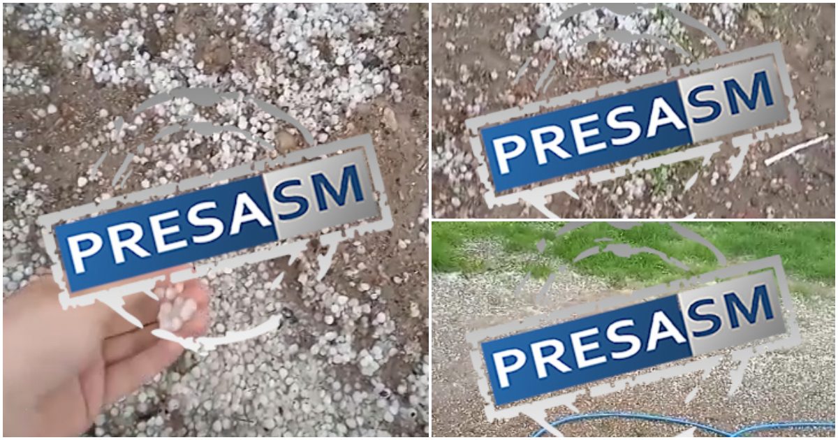 VIDEO. Cod galben de vreme rea: Localități din Satu Mare lovite de grindină