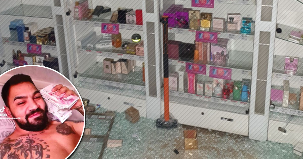 FOTO. Român, specializat în furturi de parfumuri, prins în Marea Britanie după ce s-a lăudat cu banii pe Tik Tok