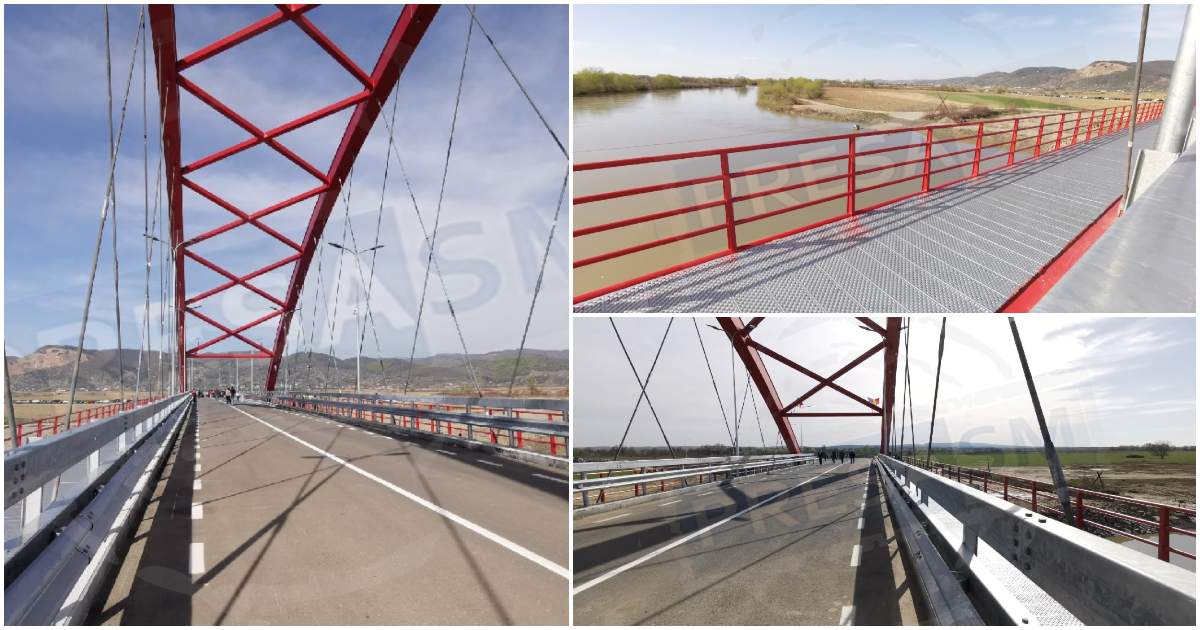 FOTO/VIDEO. Moment istoric. S-a deschis podul care leagă Satu Mare de Maramureș