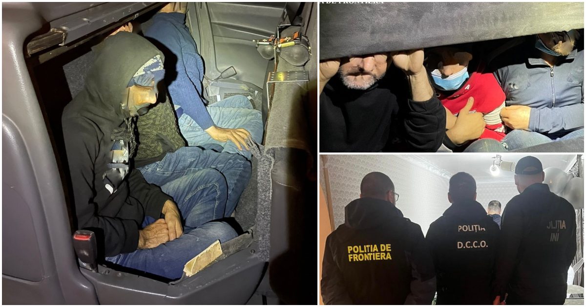FOTO/VIDEO. Cât îi costă pe migranți să ajungă în occident, ilegal, prin România. Rețelele folosesc mașini modificate