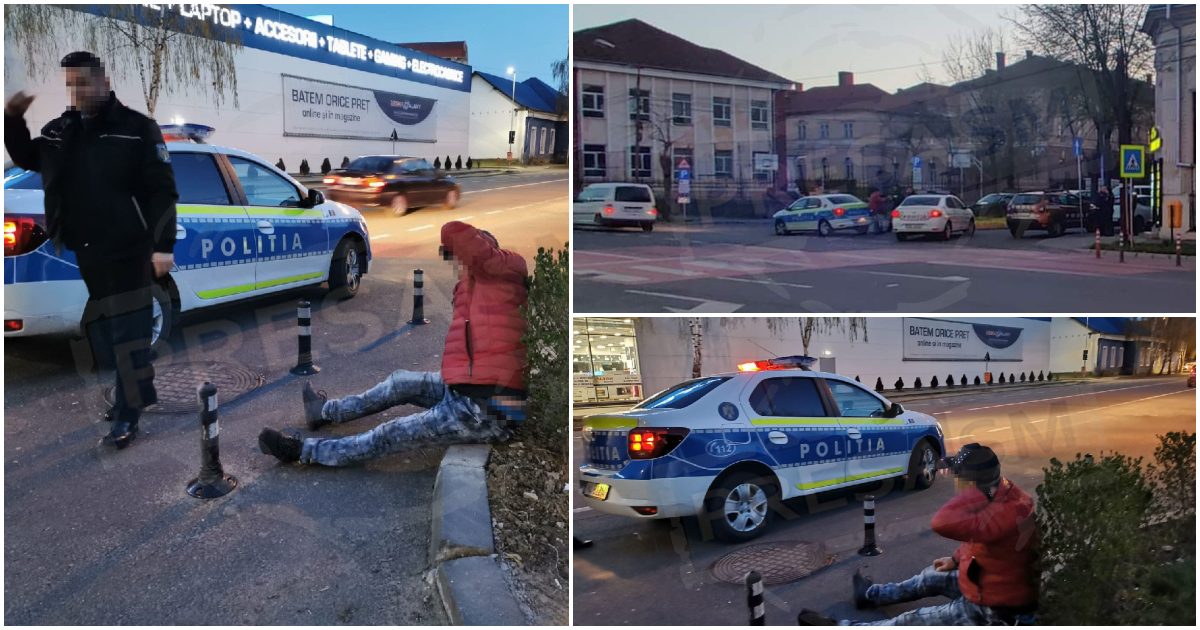 FOTO. Scandalagiu ”zburat” dintr-un bar din Satu Mare. ”Șifonat” bine, a ajuns la Urgență