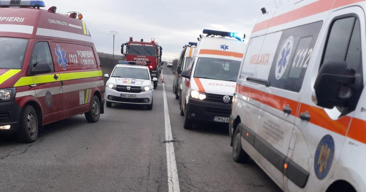 Accident în lanț, cu victimă, astăzi în județul Satu Mare! Provocat de doi șoferi beți, unul fără permis