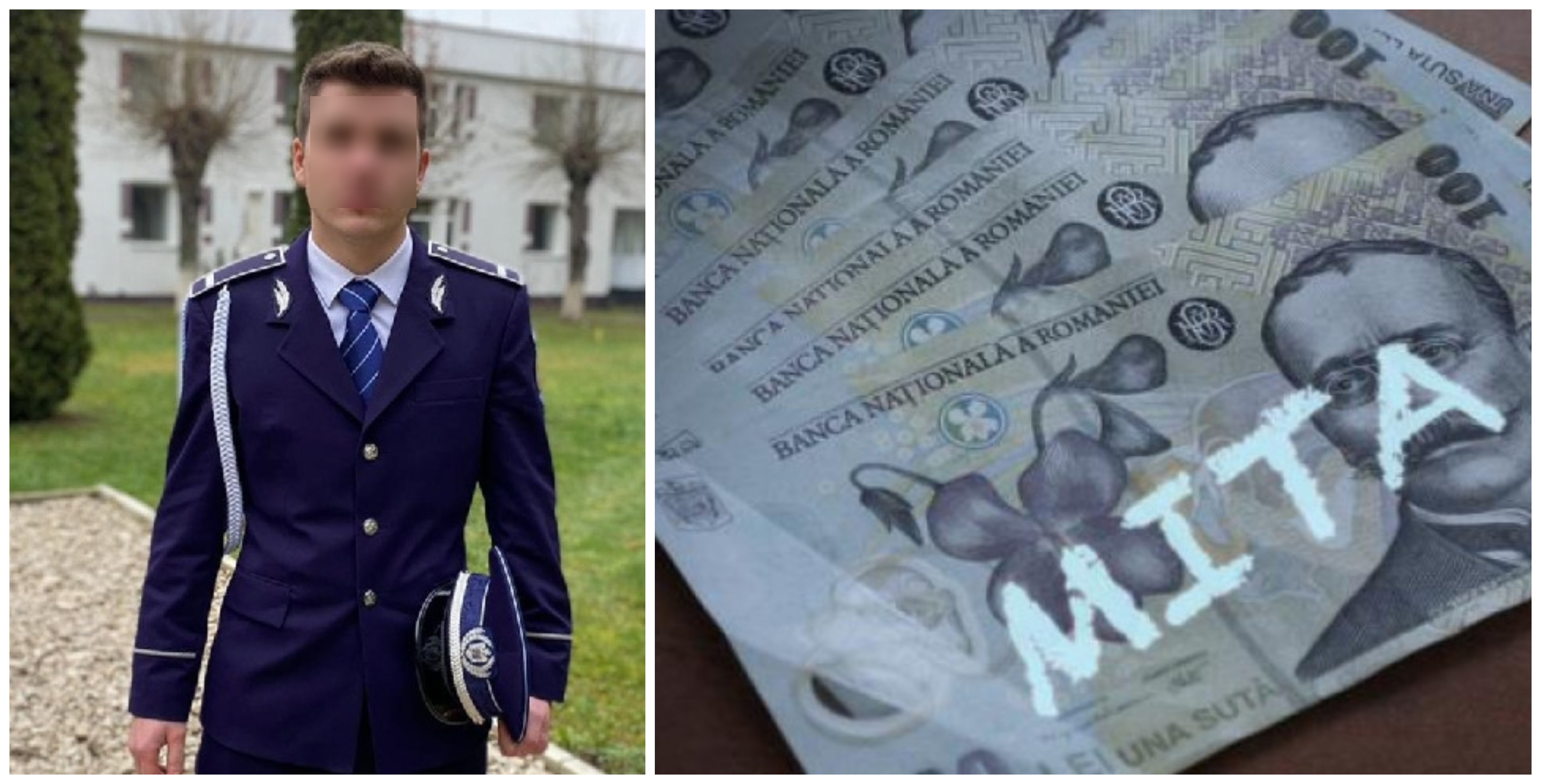 FOTO. Tânăr agent de poliție acuzat de DGA că a cerut șpagă toți banii de la un șofer