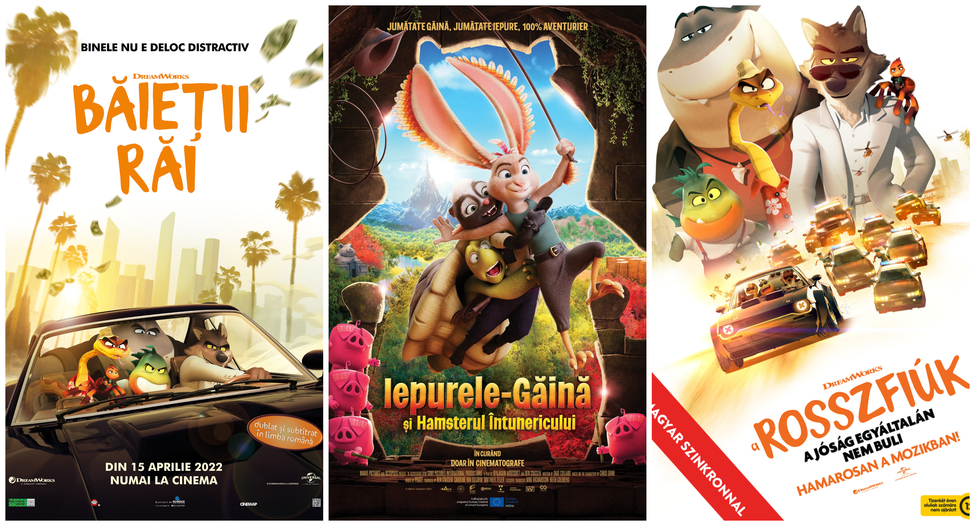 Ce filme noi vedem la Cineplexx Satu Mare din 15 Aprilie