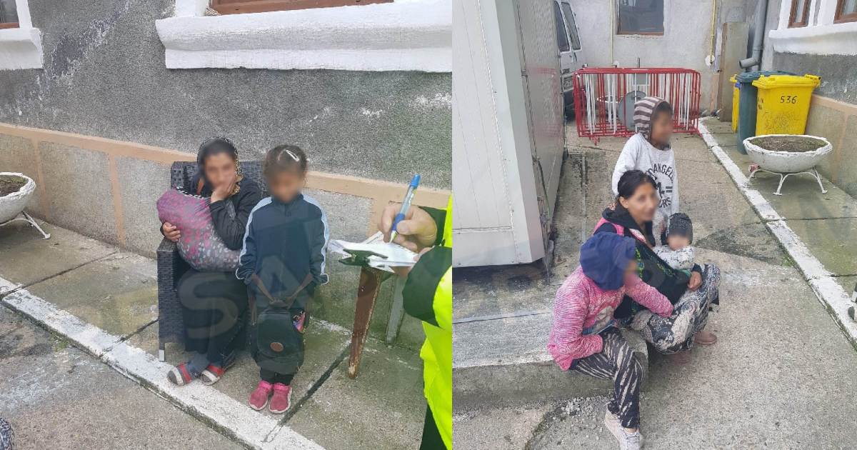 FOTO. Tinere din Sălaj, prinse la cerșit în Satu Mare. Polițiștii locali le-au trimis înapoi acasă