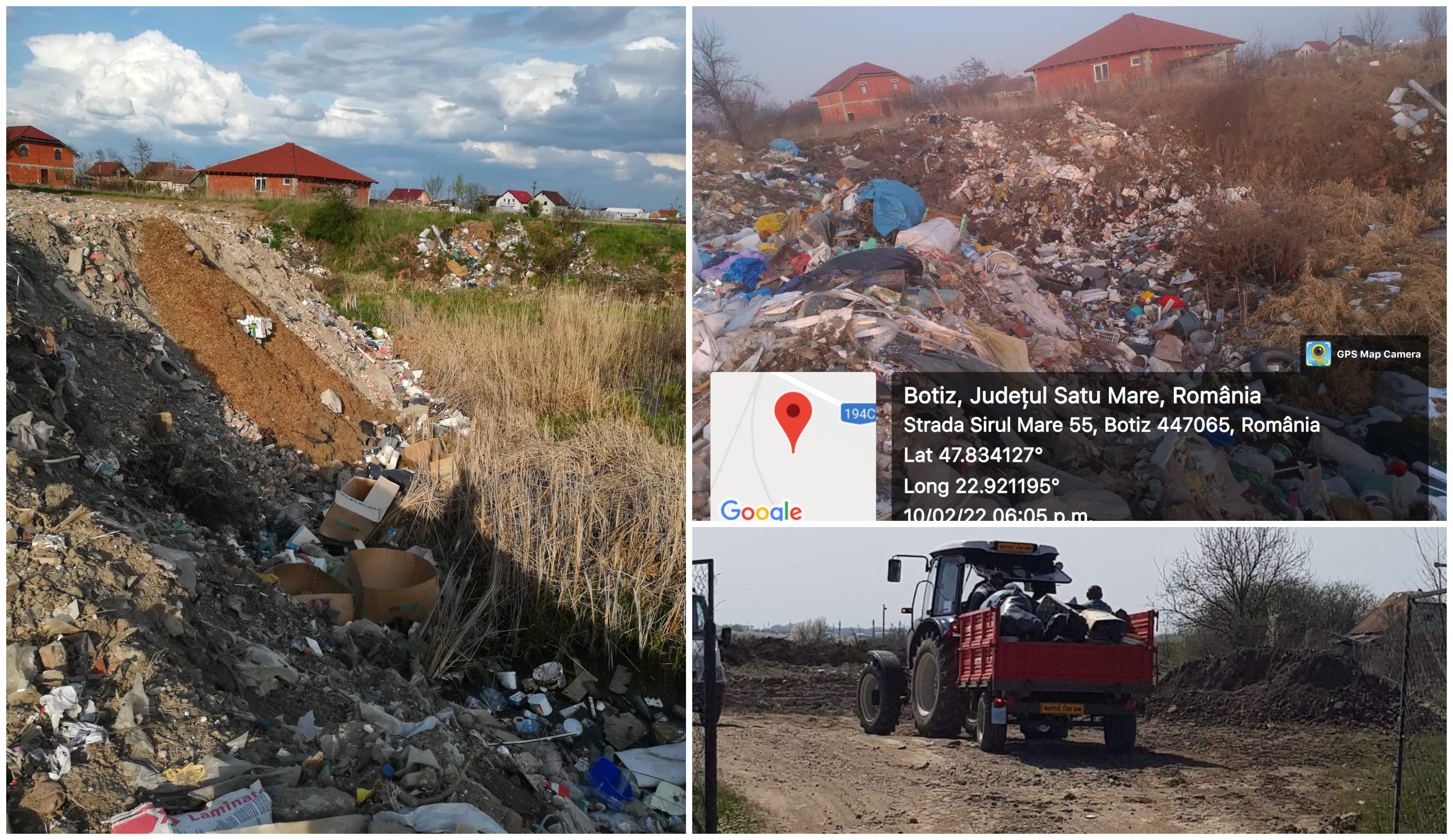 FOTO/VIDEO. Proiect ”UNIC” al Primăriei Botiz. Groapă ilegală de gunoi, primarul recunoaște senin