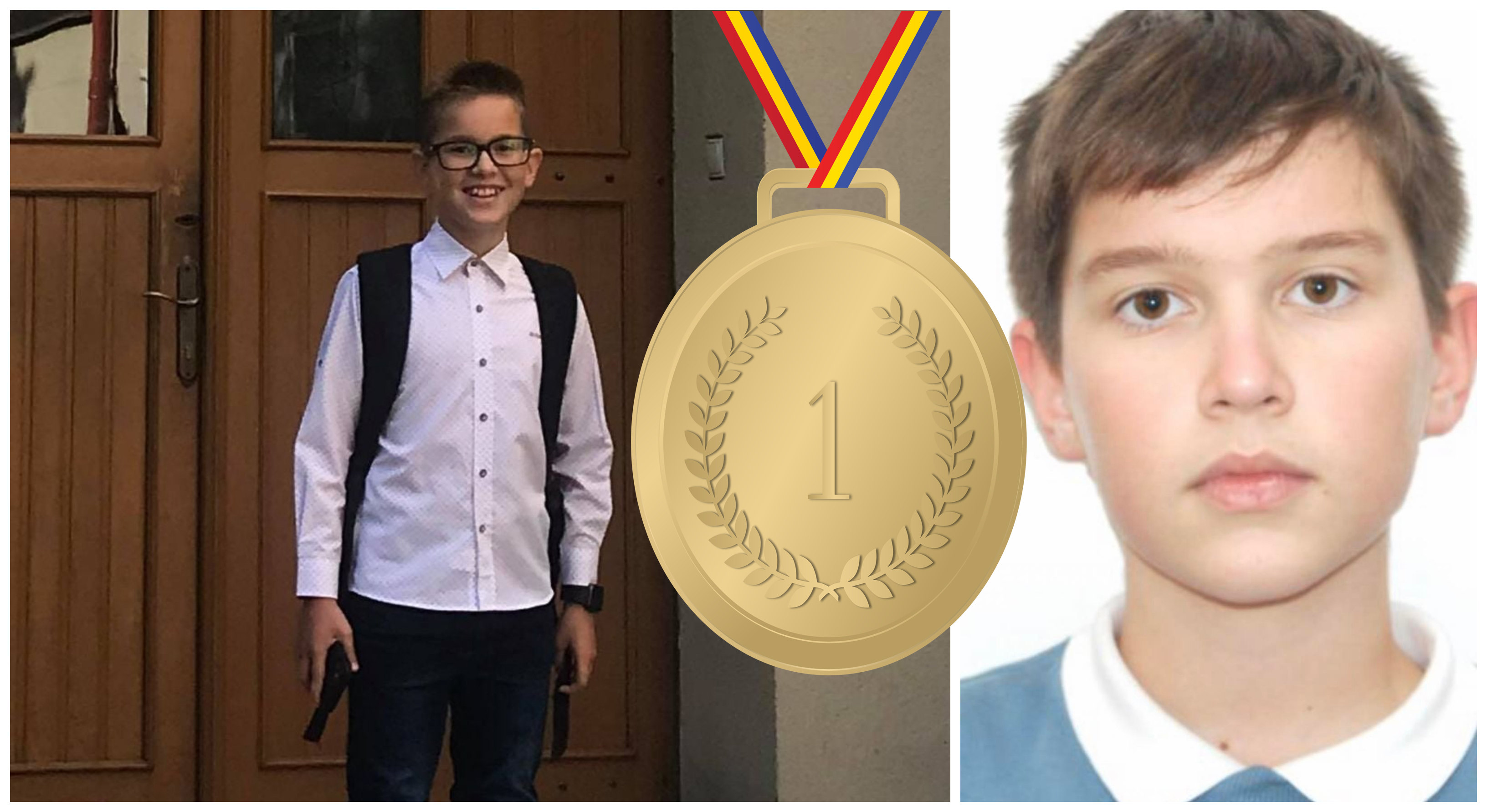 Luca, copilul de aur al județului. Multiplu câștigător al olimpiadelor naționale
