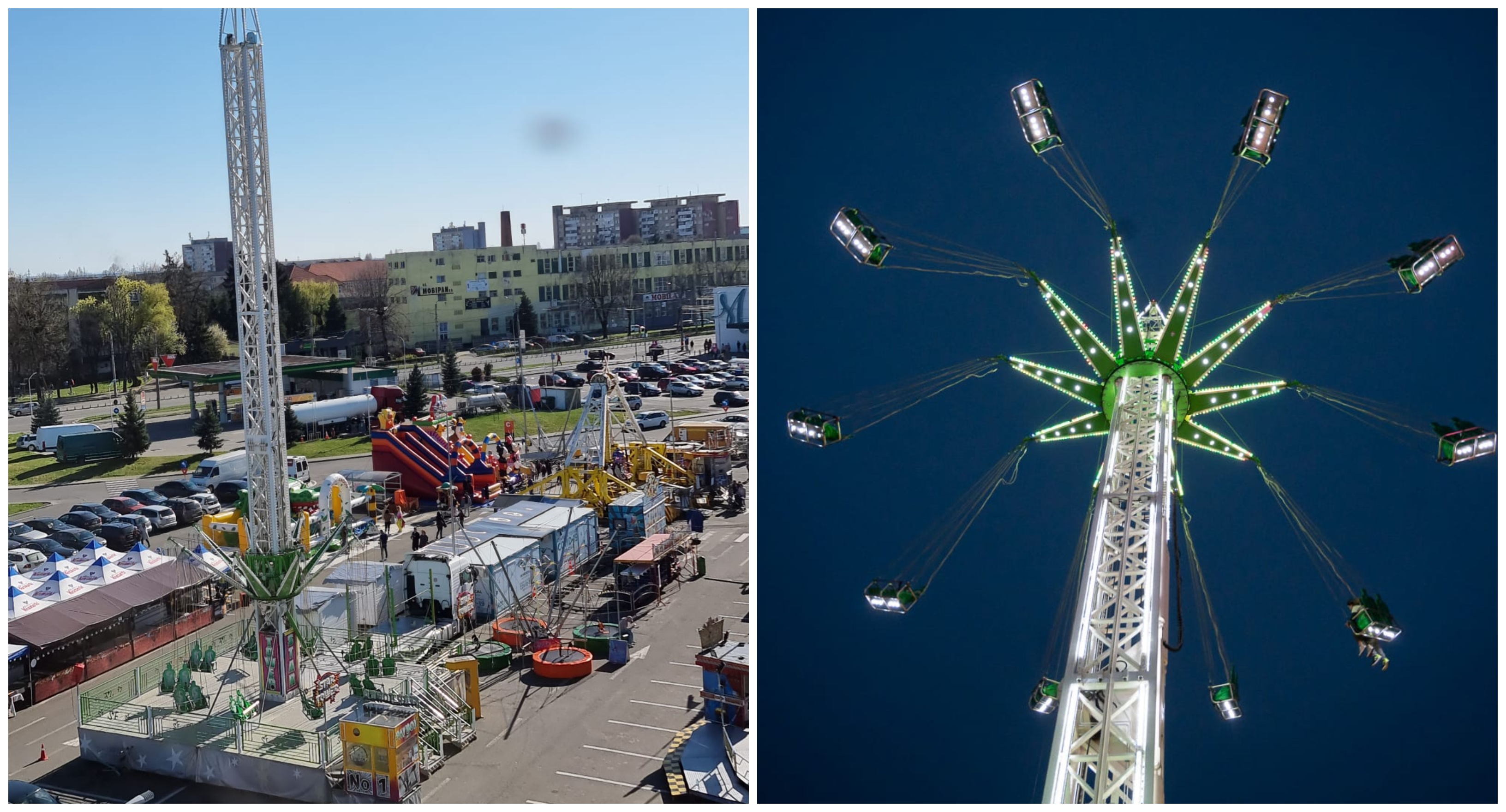 FOTO. Super parcul de distracții rămâne deschis încă o săptămână, în parcarea Shopping City!