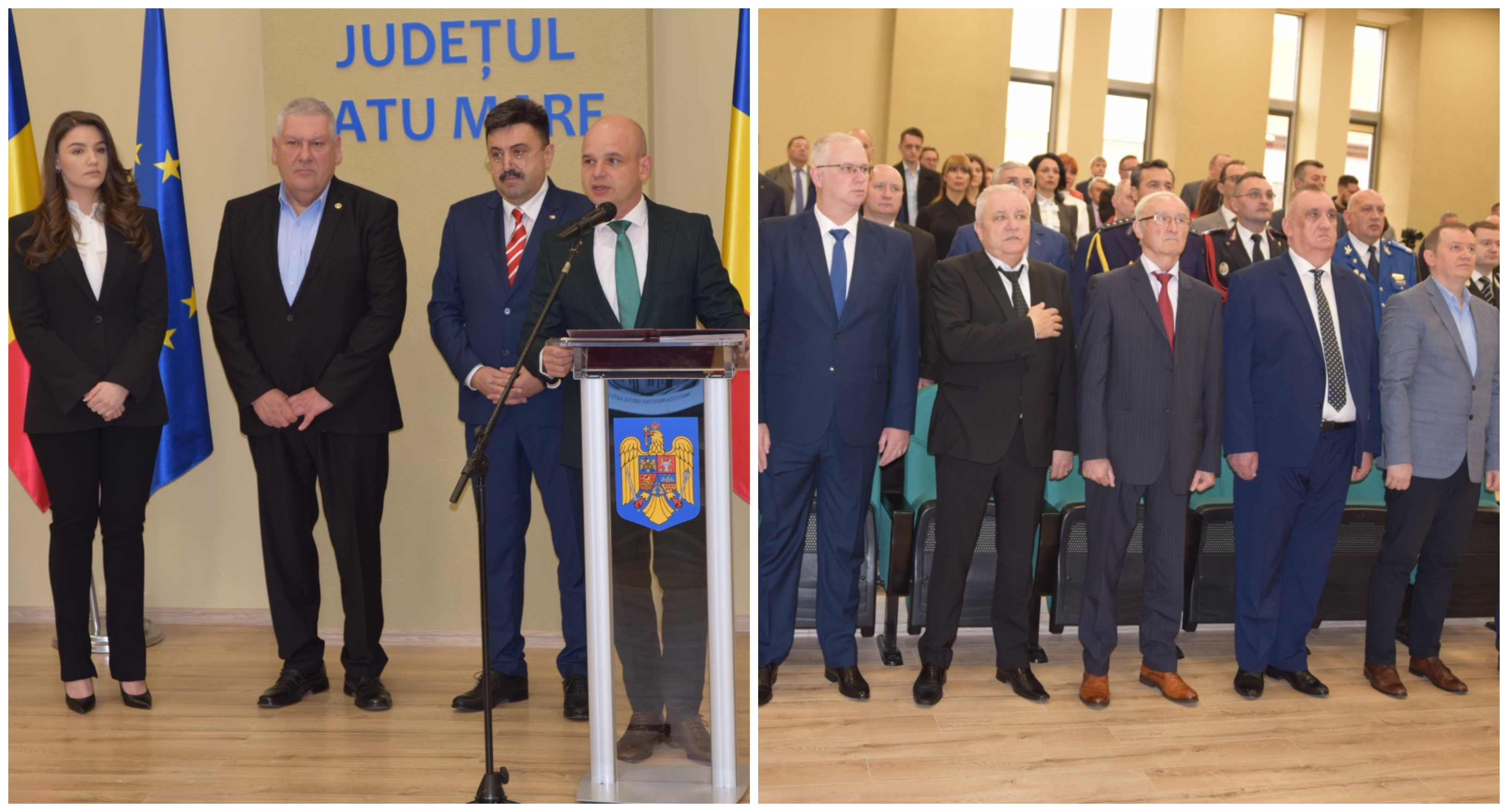 FOTOGALERIE. Prefecții județului Satu Mare, din ultimele trei decenii, în ședință solemnă