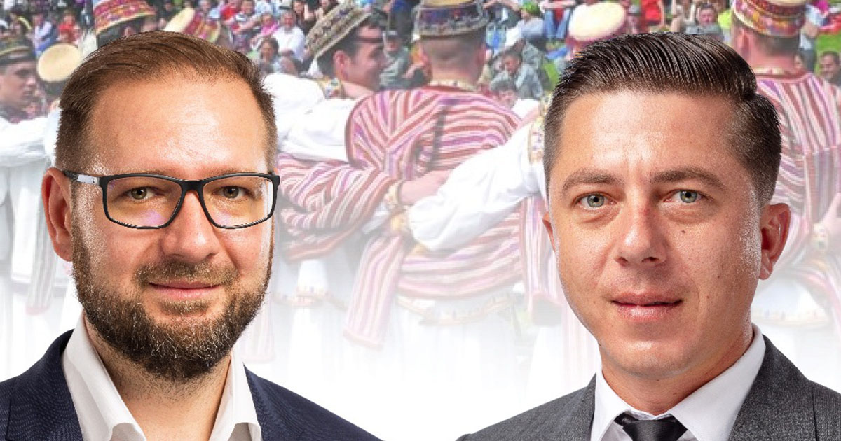 Deputatul Radu Panait și senatorul Robert Zob, prezenți duminică la Sâmbra Oilor