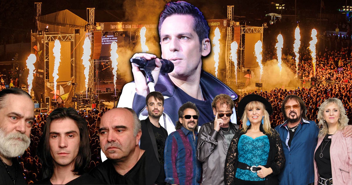 PROGRAM. Artiștii care cântă astăzi (duminică) la Ziua Orașului Satu Mare