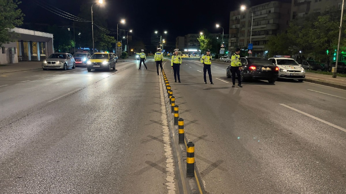 Sătmăreanul a testat vigilența polițiștilor. S-a urcat în miez de noapte, băut și fără permis la volan